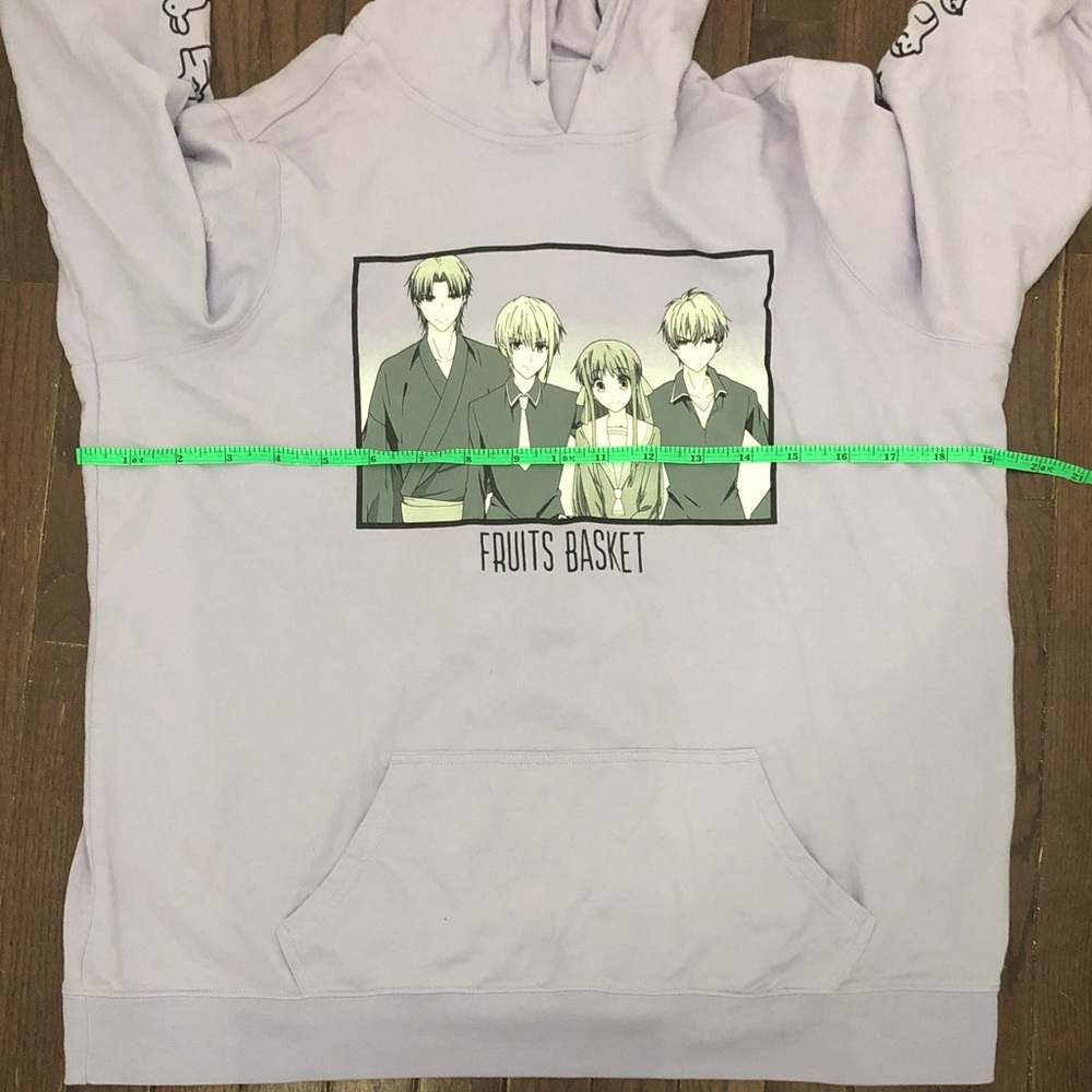 Hot Topic Lavender Fruits Basket Graphic Hoodie - Picture 9 of 10